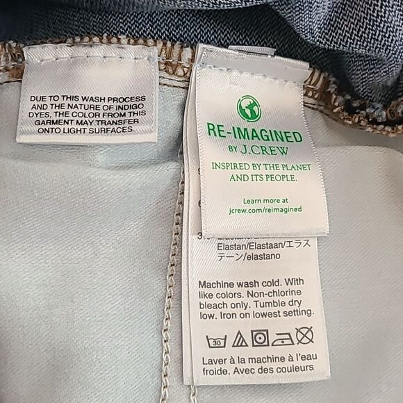 J. Crew mid-rise Billie Demi-boot crop jeans in Lantern wash Size 32 - Picture 13 of 15